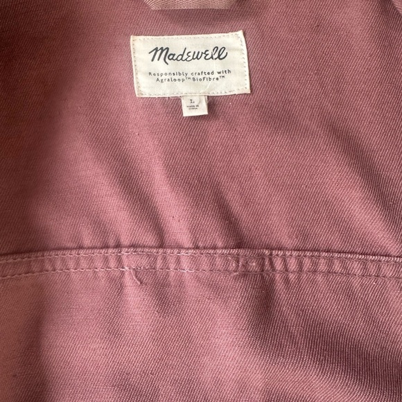 Madewell Chore Jacket- Faded Mauve - Picture 5 of 10